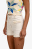 3.1 Phillip Lim White Cotton Wool Mini Shorts Size 0