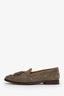 Ralph Lauren Purple Label Olive Suede Tassel Sage Loafer Size 9.5 Mens