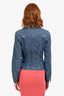 D&G Vintage Light Blue Denim Buttoned Jacket Size XS