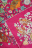 Hermès Pink Silk "Fleurs et Papillons de Tissus" Scarf Size 90cm