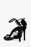 Giuseppe Zanotti Black Suede Crystal Heels Size 38