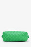Bottega Veneta Green Leather Intrecciato Mini Loop Crossbody Bag
