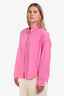 Xirena Pink Long Sleeve Button Down Shirt Size M
