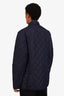 Burberry Navy Nylon Quilted Blazer Size 54 Mens