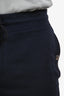 Moncler Navy Blue Cotton Jogger Shorts Size S Men's