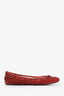 Jimmy Choo Red Glitter Ballet Flats Size 39.5
