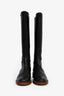 Celine Black Leather Knee High Riding Boots Size 36