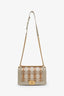 Pre-loved Chanel™ 2014-15 Metallic Gold CC Cut-Out Medium Boy Bag