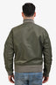Sandro Green Nylon Bomber Jacket Size M Mens