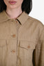 Weekend Max Mara Tan Crop Button Jacket Size 10