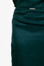 Gucci Green GG Silk Skirt + Top Set Size 40 and 42