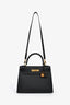 Hermès 2019 Black Epsom Leather Sellier Kelly 28 with Strap