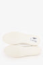 Pre-loved Chanel™ White Leather Logo Lace Up CC Low Top Sneakers Size 40
