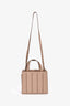 Max Mara Pink Leather 'Whitney' Top Handle with Strap
