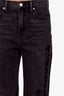 Alexander Wang Grey Cut Out Logo Jeans Size 26