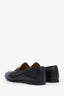 Gucci Black Leather Jordaan Loafers Size 37.5
