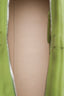 Jacquemus Green Leather La Croisière “The Turismo” Bowling Bag
