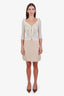 Pre-loved Chanel™ Beige Cotton Mini Skirt Size 40