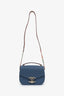 Pre-loved Chanel™ 2016-17 Navy Caviar Quilted Leather Paris-Cuba Thread Around Flap Bag