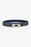 Hermès 2024 Blue Denim Kelly Belt Size 60