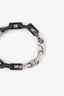 Louis Vuitton Stainless Steel Black Monogram Chain Bracelet