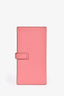 Hermès Rose Sakura Epsom Leather Long Bearn Wallet