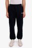 Balenciaga Black Logo Print Track Pants Size S Mens