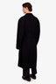Hugo Boss x Loro Piana Black Wool Cashmere Single Breasted Belted Jacket est Size M Mens
