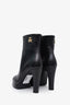 Pre-loved Chanel™ Black Interlocking CC Logo Boots Size 38C