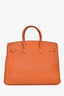 Hermès 2012 Orange Togo Birkin 35 PHW