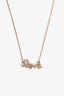 Sydney Evan 14k Rose Gold Diamond 'Love Script' Necklace