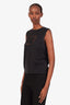 Pre-loved Chanel™ Black Cotton CC Logo Tank Size 42
