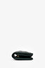 Gucci Green Leather GG Marmont Compact Wallet