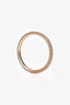 Cartier 18K Yellow Gold Diamond Set Etincelle de Cartier 1.5mm Ring Size 48
