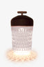 Hermès X St Louis Clear Crystal/Dark Wood 'Folia' Portable Lamp