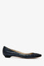 Jimmy Choo Multicolour Glitter Fabric Flats Size 41