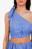 Sofia Purple One-Shoulder 'Sienne' Midi Dress Size S