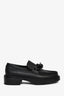 Louis Vuitton Black Leather Acrylic Chain 'Academy' Loafers Size 40