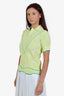 Bottega Veneta Yellow Intreccio Knit Top Size S