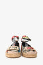 Roger Vivier Pink Multicolour Espadrilles Size 37.5