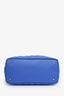 Christian Dior Blue Canvas Cannage Panarea Tote Bag