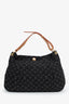 Louis Vuitton 2011 Black Denim Monogram Daily PM Bag