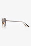 Tom Ford Black Heather Gradient Square Sunglasses