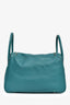 Hermès 2016 Teal Swift Leather Lindy 34