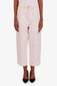 AG Cream 'Camille' Utility Barrel Jeans Size 27