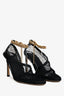 Bottega Veneta Black Mesh Chain Heels Size 38