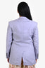 Brunello Cucinelli Lilac Linen Blend Blazer Size 42