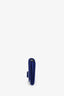 Salvatore Ferragamo Navy Leather Vera Bow Bi-fold Long Wallet