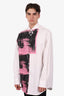 Calvin Klein x Andy Warhol White Button-Up Shirt Size M Mens