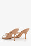 Stuart Weitzman Beige Patent Strapeze 85 Sandal Size 9.5